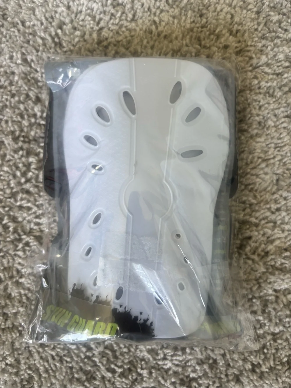adidas Men White Shin Guards